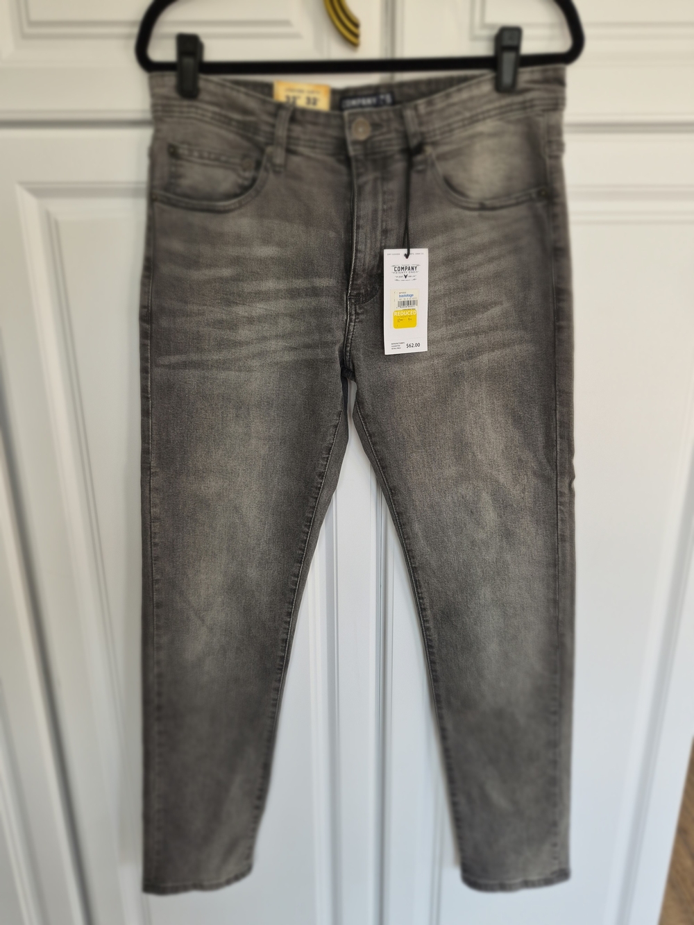 NWT Company 1981 Slim Fit Men's Gray Jeans  32w 32L $62 Retail